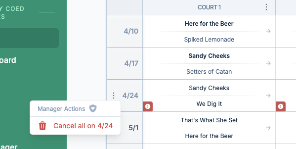 cancel all on date desktop screenshot